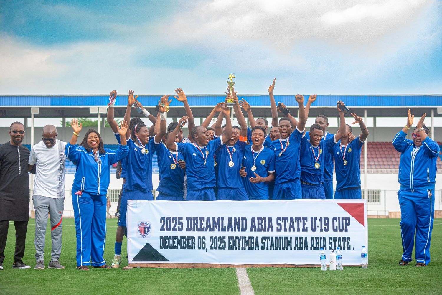 New Generation FA celebrate the inaugural Dreamland–Abia State U19 Cup
