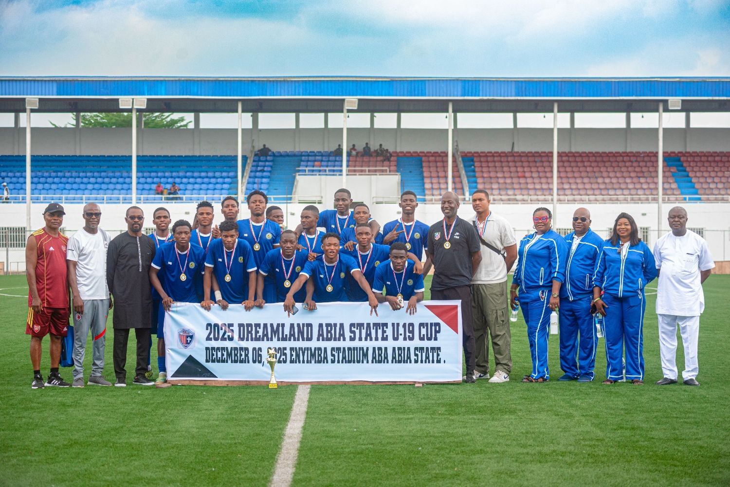 Teams and officials, 1st Dreamland–Abia State U19 Cup