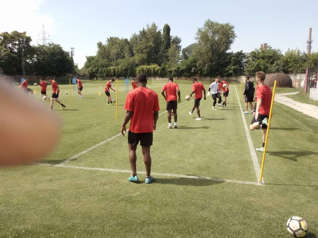 Training ground, first-team session
