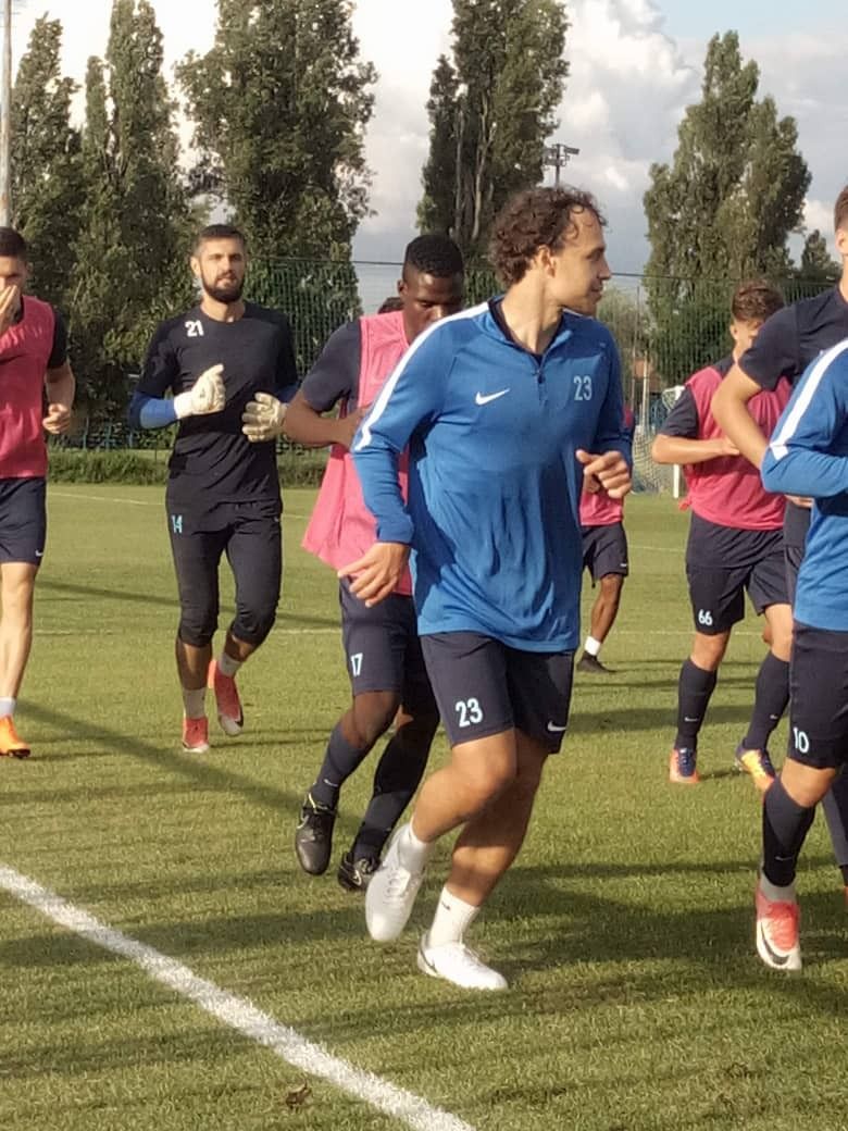 Running session with the professional group