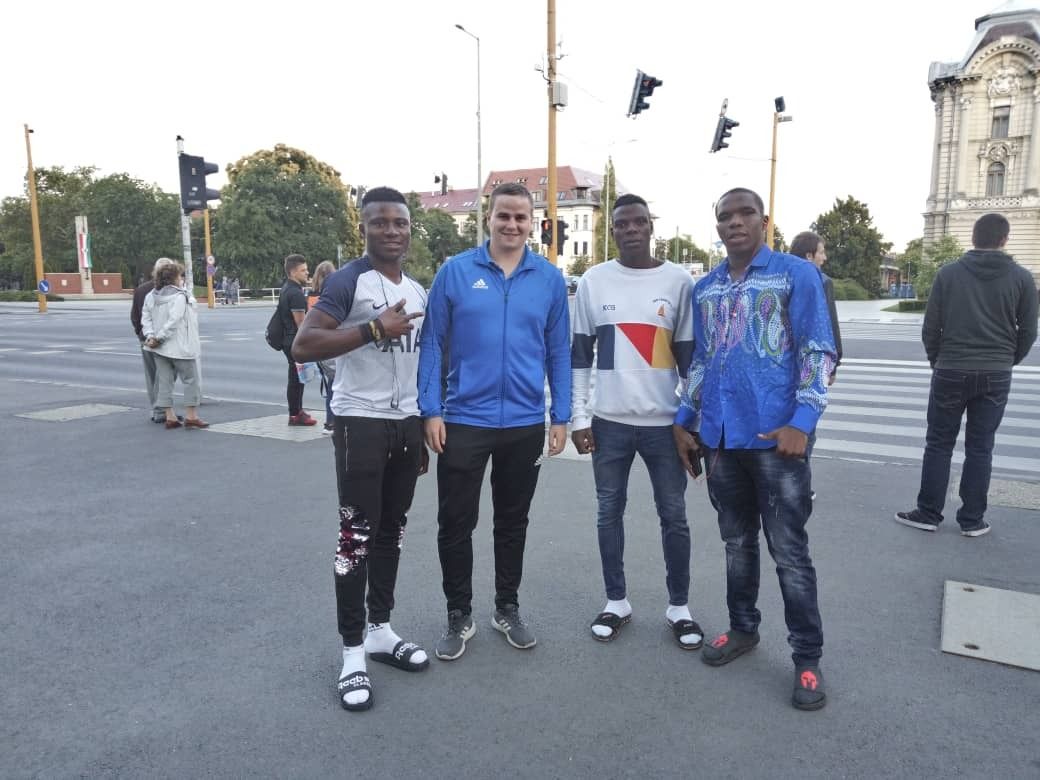 In the city with club representatives