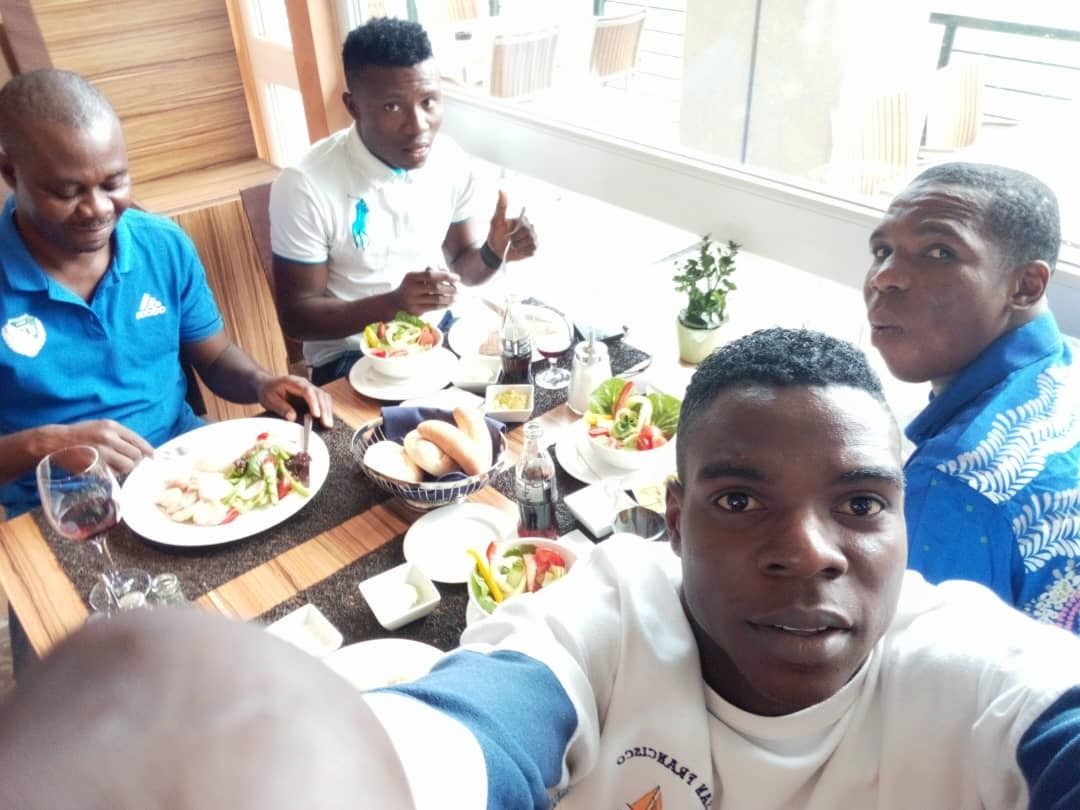 Lunch with club staff