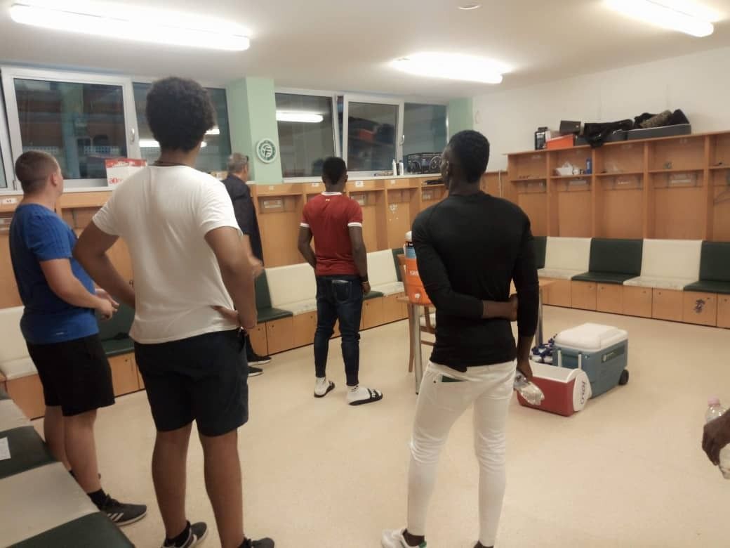 The home dressing room, ETO Park