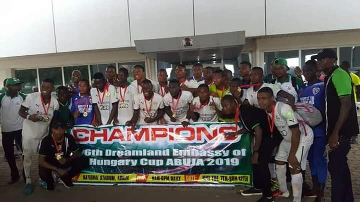 Champions of the 6th Dreamland–Embassy of Hungary Cup, Abuja 2019