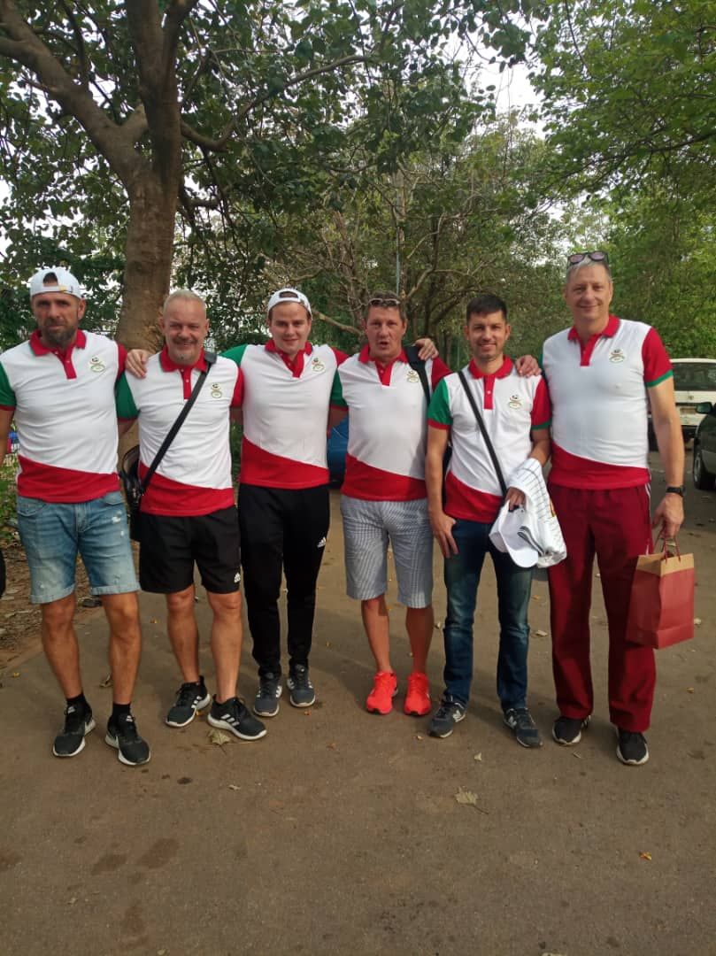 The visiting European delegation at the championship